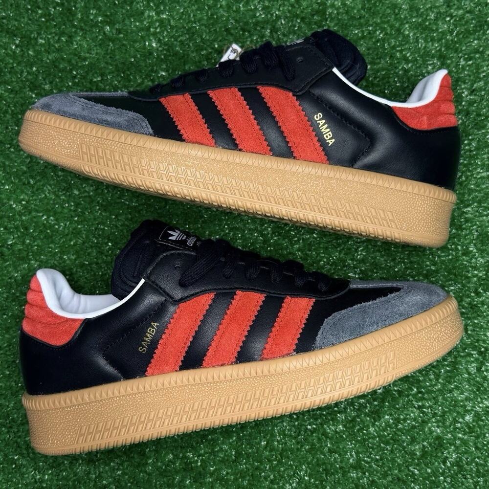 Adidas Samba XLG Better Scarlet Black Red Gum Women’s 6 NEW NWOB